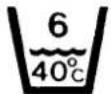 Creda 11800 - International Textile care label codes - 7