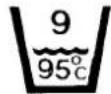 Creda 11800 - International Textile care label codes - 10