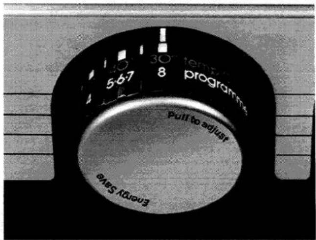 120 30° temp 5-67 8 programm Pull to adjust Energy Save