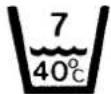 Creda 11800 - International Textile care label codes - 8