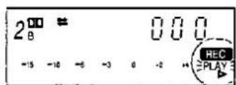 28 = 0 0 0 -15 -10 -6 -3 0 -2 +1 REC PLAY