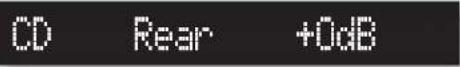 MERIDIAN 861 - To change the relative level of the side or rear loudspeakers - 1