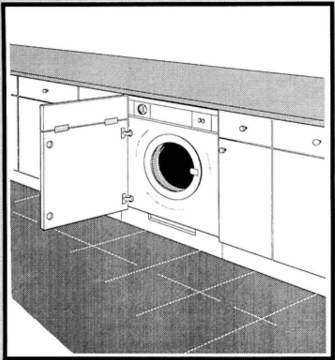 White Knight 831WV - Integrated Tumble Dryer - 1