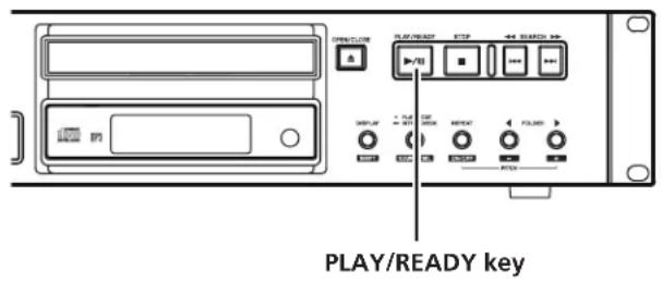 PLAY/READY key