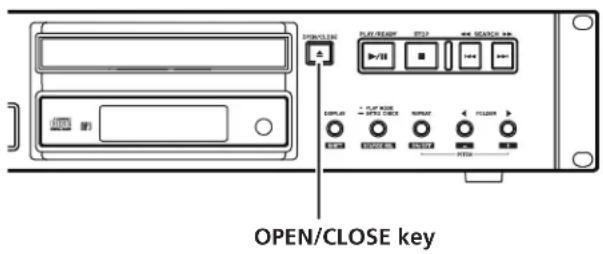 OPEN/CLOSE key