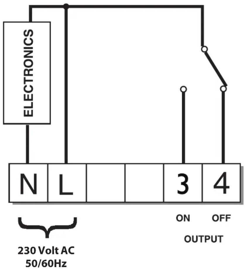 ELECTRONICS N L 3 4 ON OFF OUTPUT 230 Volt AC 50/60Hz
