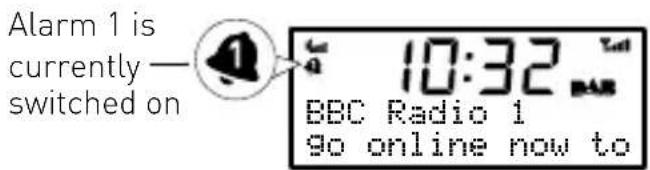 Alarm 1 is currently — switched on 10:32 BBC Radio 1 go online now to