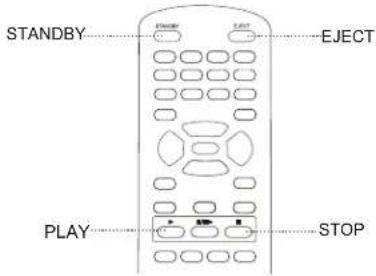 STANDBY EJECT PLAY STOP