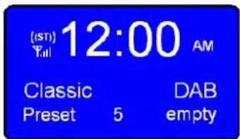 (ST) 12:00 AM Yall Classic DAB Preset 5 empty