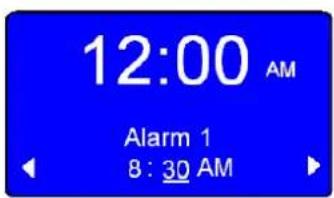 12:00 AM Alarm 1 8:30 AM