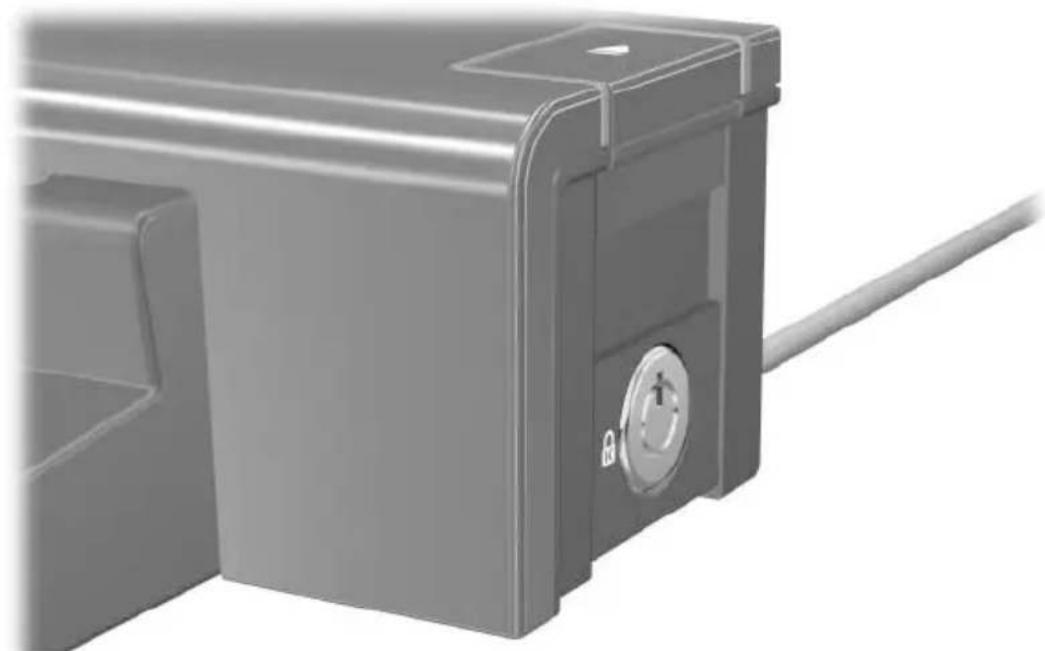 HP PA286A - Installing the HP/Kensington Cable Lock - 6