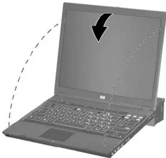 HP PA286A - Undocking the Computer - 1