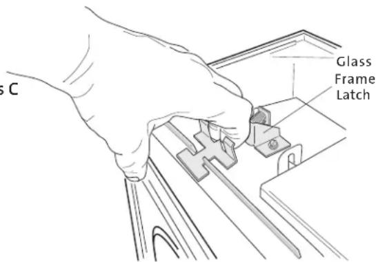 Glass Frame Latch s C
