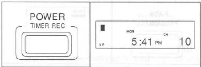 POWER TIMER REC MON CH 5:41 PM 10 S.P.