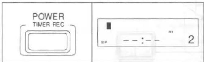 POWER TIMER REC SP --:-- CH 2