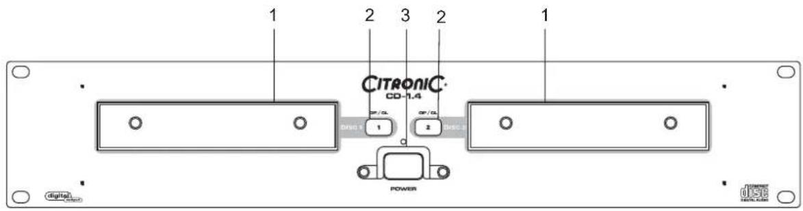 1 2 3 2 1 CITRONIC CD-1.4 DISC 1 1 2 DISC 2 POWER (digital) digital 2016/2017