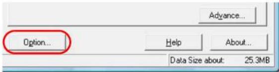 Option... Help About... Data Size about: 25.3MB