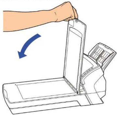 FUJITSU SIEMENS FI-6240 - How to Close the Document Cover - 1