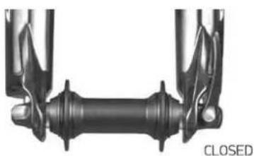 IDEAL VSR Pro - Removing a Quick Release Front Wheel - 2
