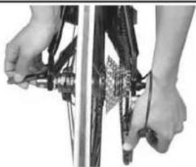 IDEAL VSR Pro - Removing a Quick Release Rear Wheel Shift the rear derailleur to the smallest, outer rear sprocket; this is the high gear position. - 6