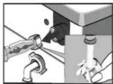 BELLING FW814 - Notes: Generally, the tap filter is washed first and then the filter in washing machine will be washed. - 2