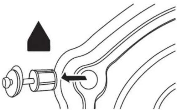 Logik L612WMB14 - To remove the transit bolts: - 1
