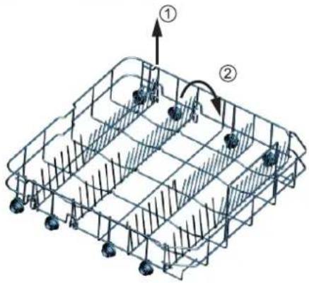 Technical diagram of a structural grid with labeled components and directional arrows
