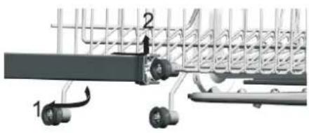 BUSH DWFS146W - Adjusting the upper basket - 2