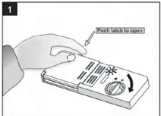 Push latch to open