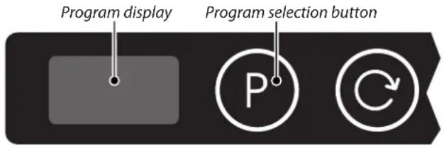 Program display Program selection button
