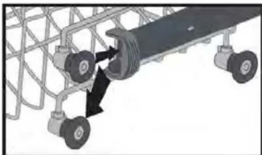 NORDMENDE DF60 - Top basket height adjustment - 2