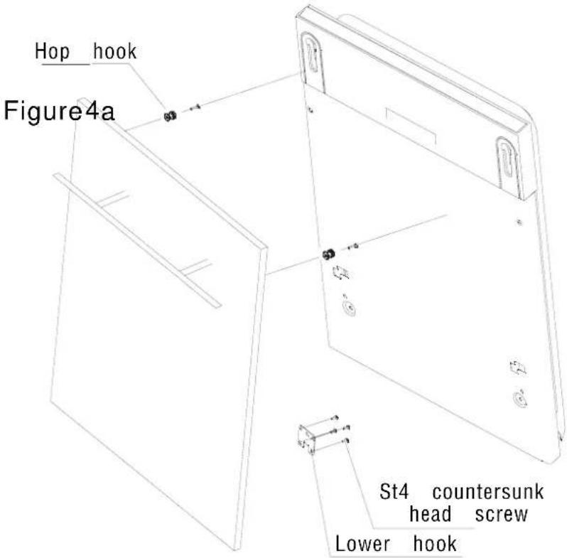 Hop hook Figure4a St4 countersunk head screw Lower hook