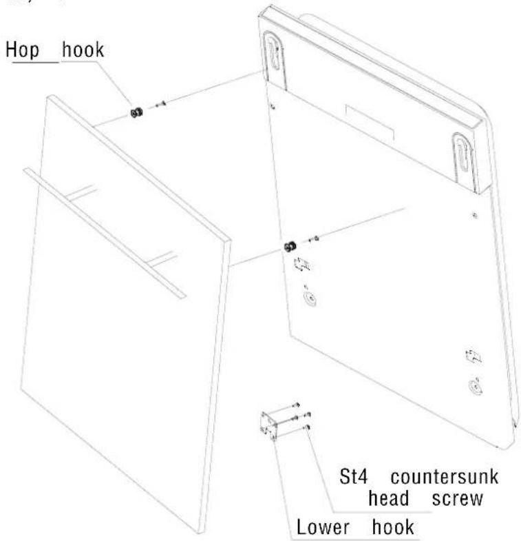 Hop hook St4 countersunk head screw Lower hook