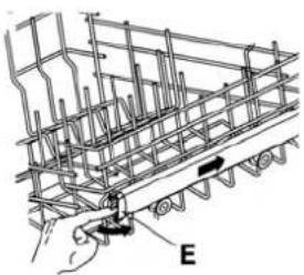 Caple Di453 - ADJUSTING THE UPPER BASKET - 1