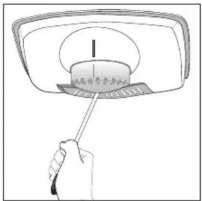 Flavel FC5050FAP - REPLACING THE INTERIOR LIGHT BULB (See diagram) - 1