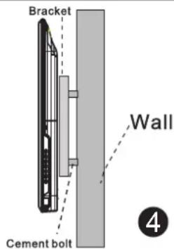 Bracket Wall Cement bolt 4