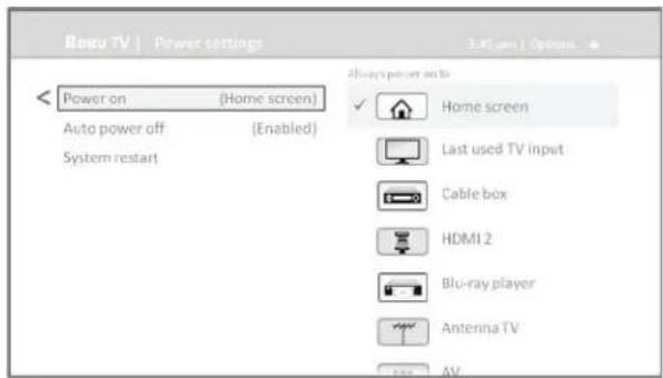 INSIGNIA NS-55DR420NA16 - Power on settings - 1