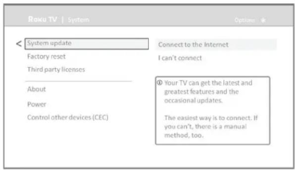 INSIGNIA NS-55DR420NA16 - Getting updates on a non-connected Insignia Roku TV - 1