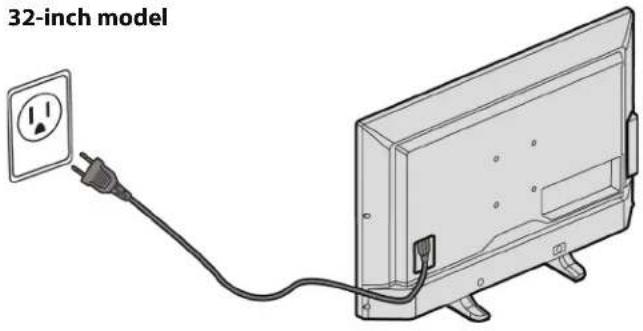 INSIGNIA NS-55DR420NA16 - Connecting power - 1