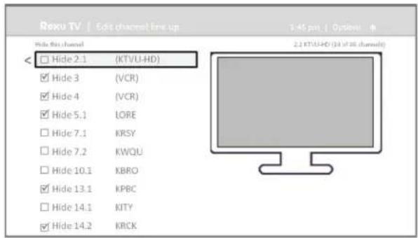 INSIGNIA NS-55DR420NA16 - Edit broadcast TV channel lineup - 1