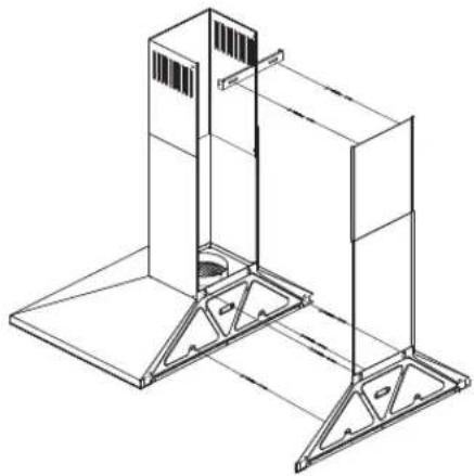 Logik L90CHDX10 - Mounting the Cooker Hood - 2