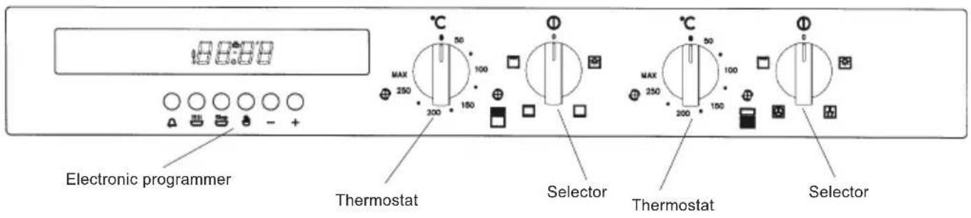 NORDMENDE E72A - CONTROL PANEL - 1