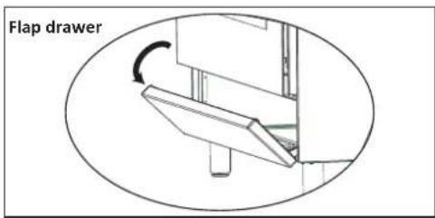 Flap drawer