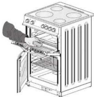 Logik LFTC60A12 - Cleaning the Cooker Door Glass - 2