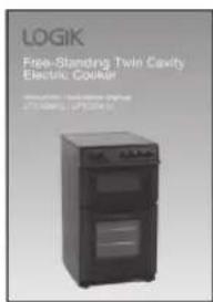 LOGIK Free-Standing Twin Cavity Electric Cooker Magnetic Induction Solution - 20000000000000000000000000000000000000000000000000000000000000000000000000000000000000000