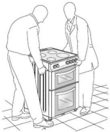 Logik LFTC50W12 - Moving the Cooker - 2