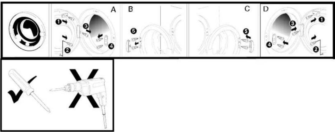 White Knight ITD70T - APPLIANCE DOOR - 1