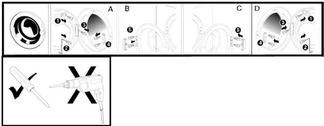 White Knight ITD60T - APPLIANCE DOOR - 1