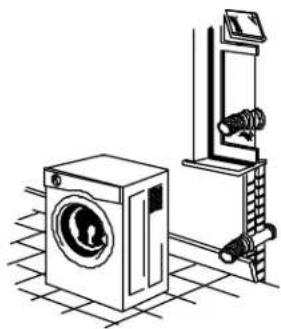 White Knight C38AS - Wall / Window Vent Kit - 1