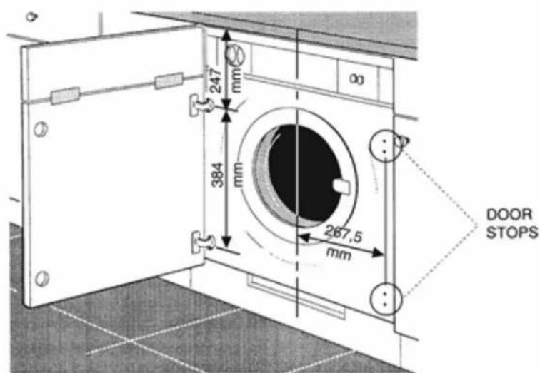 247 mm 384 mm 267,5 mm DOOR STOPS